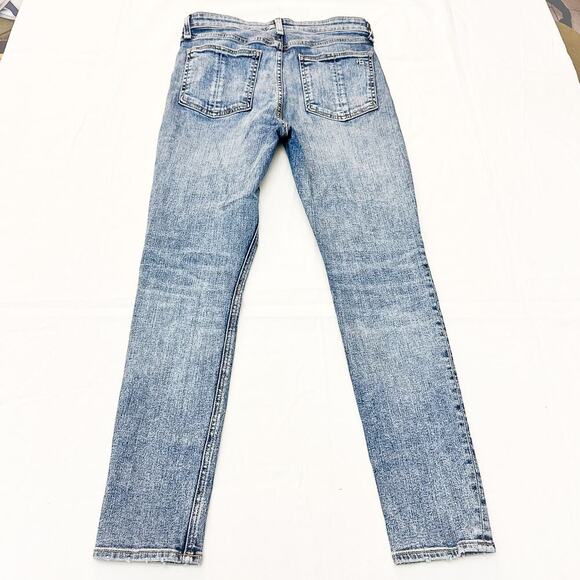 Rag & Bone Nina High-Rise Ankle Skinny Norwalk Denim Jeans Size 27 - Picture 3 of 8